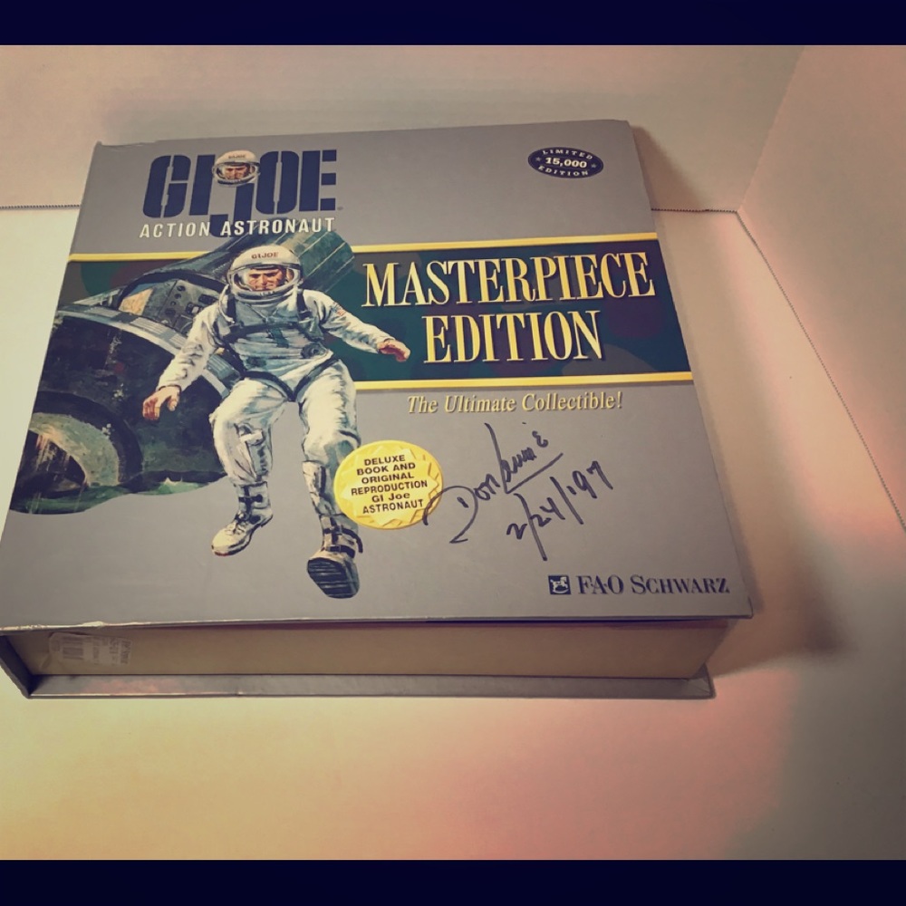 GI Joe Action Astrounaut Masterpiece Edit Signed